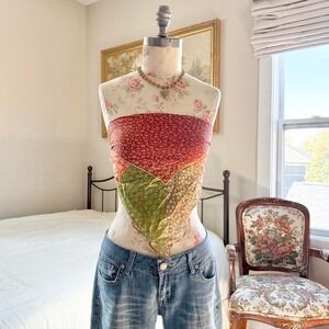 vintage patchwork scarf